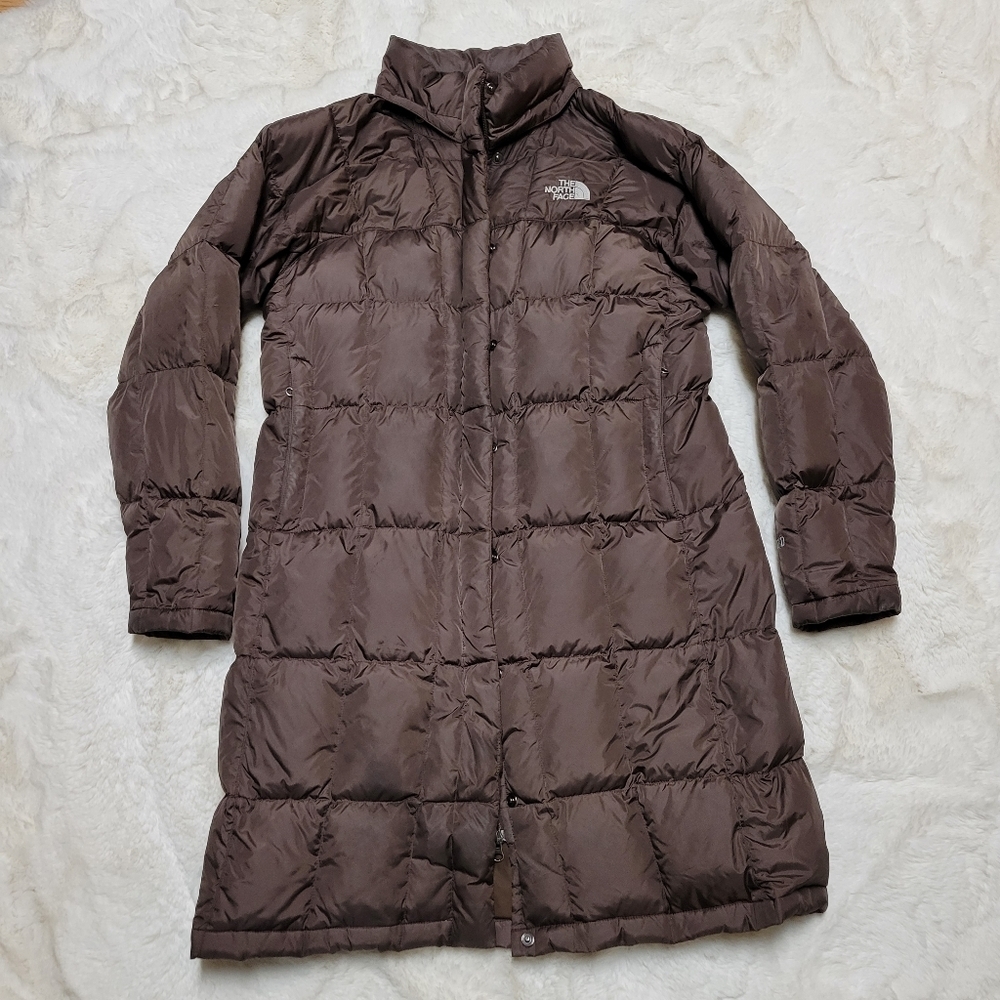 The North Face Women's Brown Long Puffer Coat